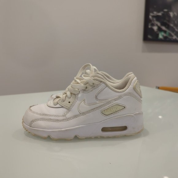 Nike Air Max 90 LTR White Size 13C - Picture 3 of 6